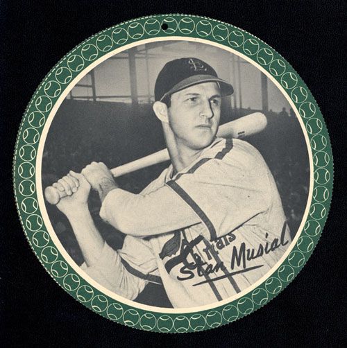 1950 All Star Baseball Pinup Musial